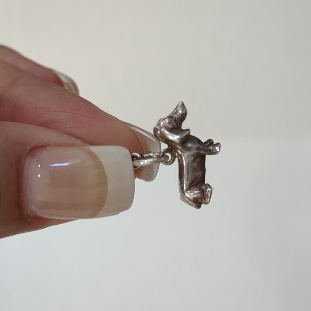 Sterling Silver Dachshund Charm/Pendant